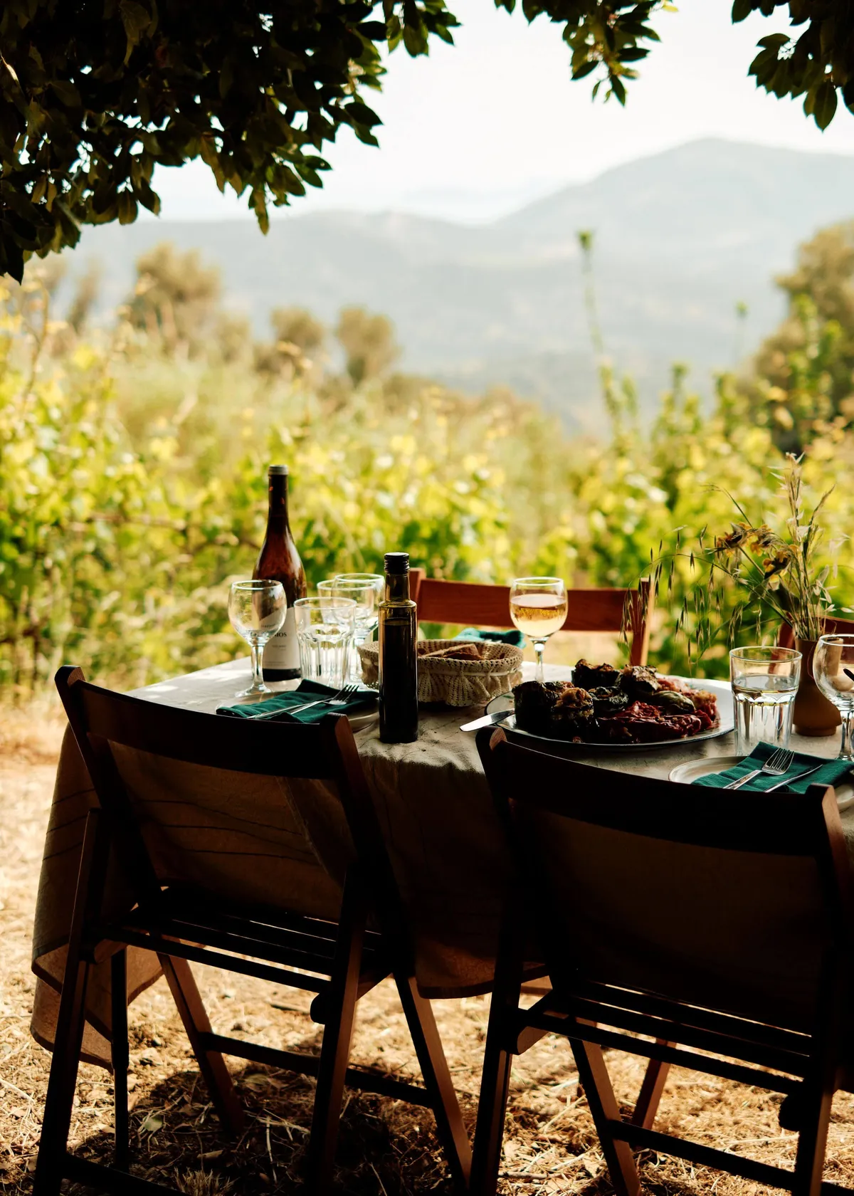 A-Slow-Cyclist-picnic-and-wine-in-Crete-Greece