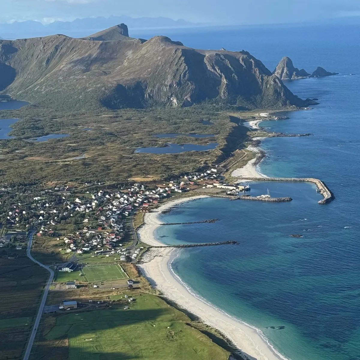 Bay on Hinnoya Island, Norway