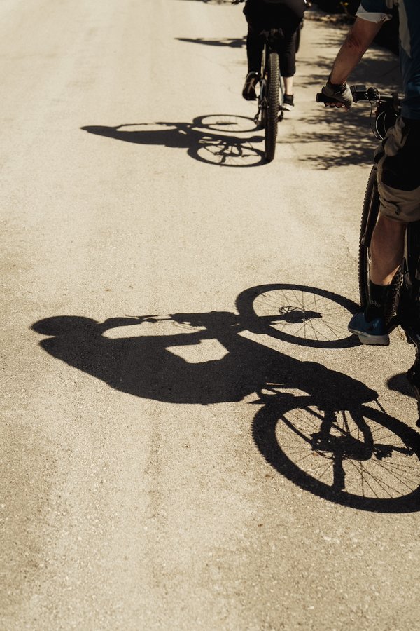 Bike Shadow Outline, Zagori, Greece