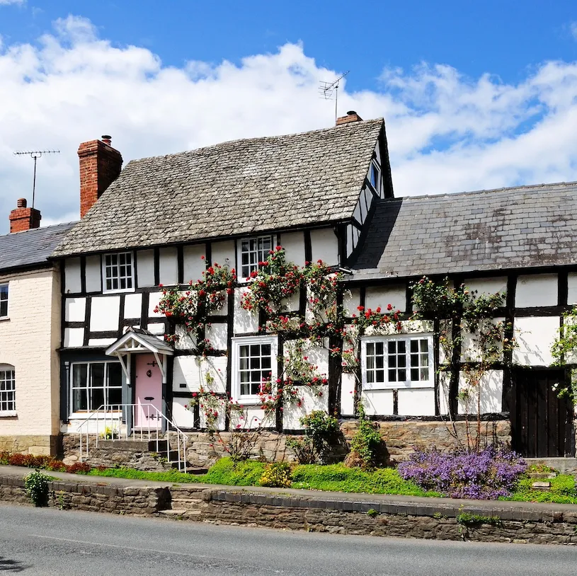 Black and white houses, Herefordshire, SHUTTERSTOCK
