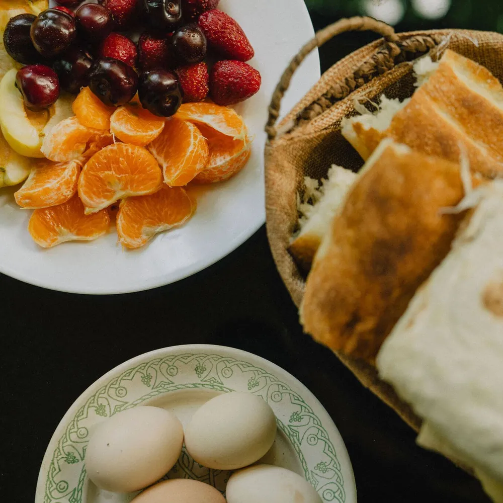 Breakfast In Armenia For Slow Cyclists