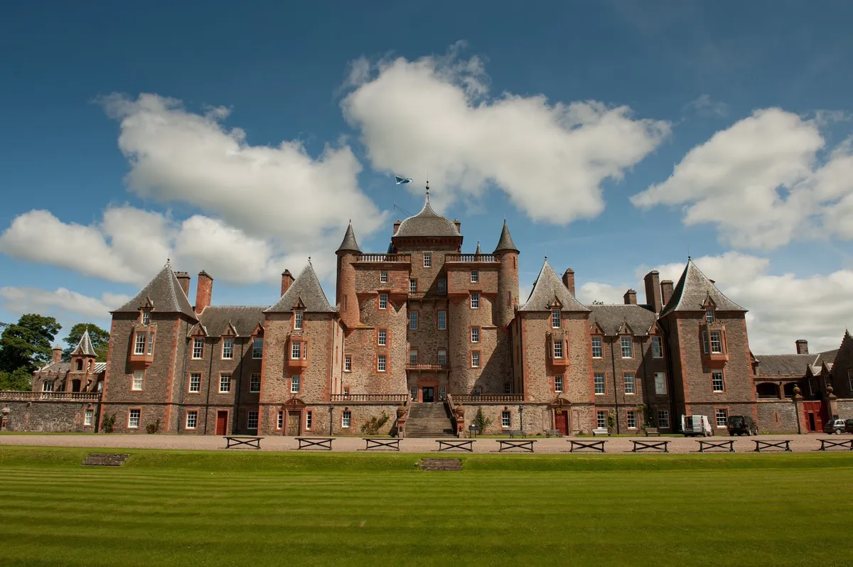 View of Thirlestane Castle, Scottish Borders, Scotland