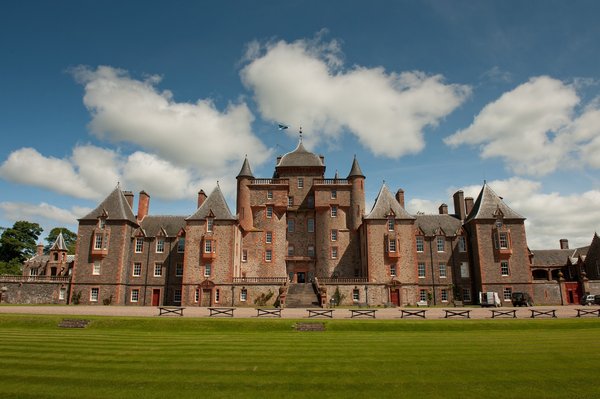 View of Thirlestane Castle, Scottish Borders, Scotland