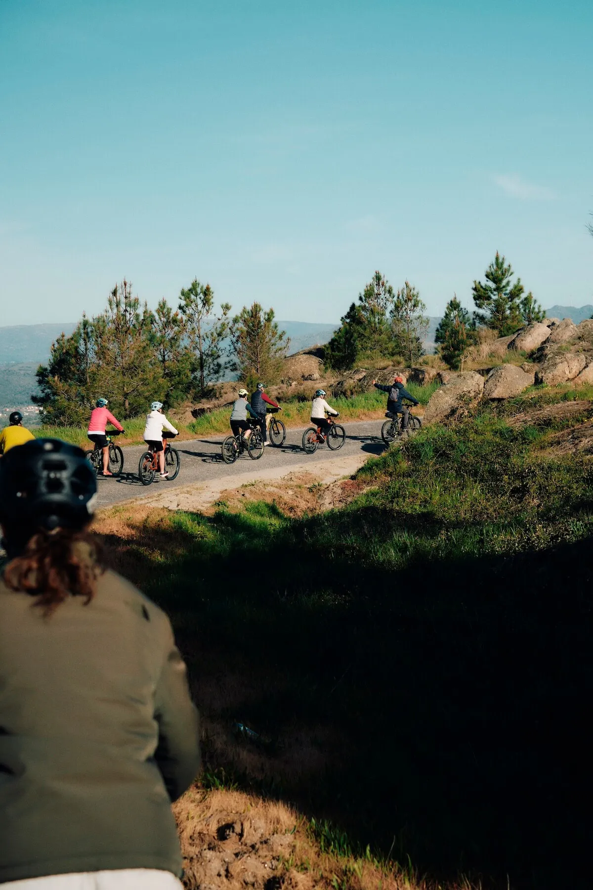 Landscape of houses in Côa Valley, Portugal