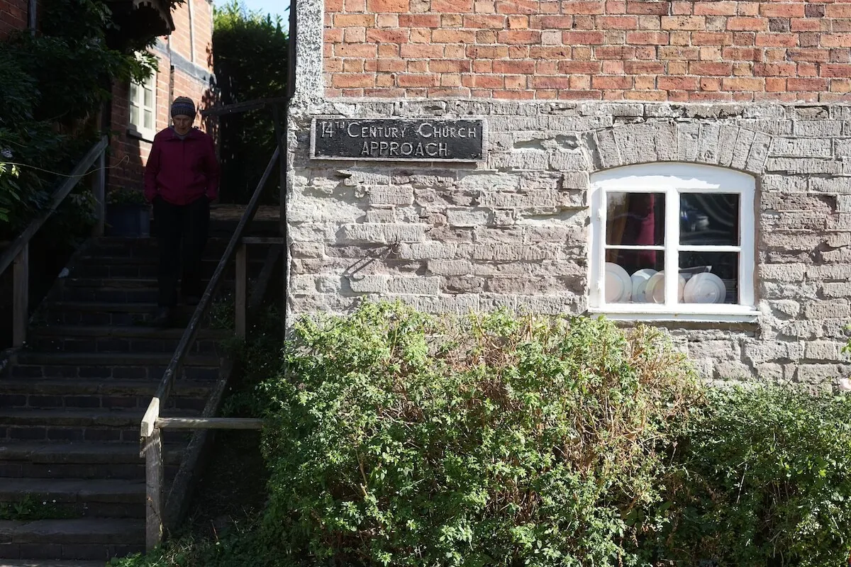 Exterior of traditional house, Herefordshire, UK
