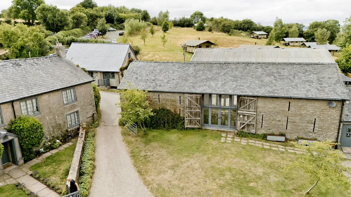 Exterior shot, Drovers Rest, Herefordshire, UK