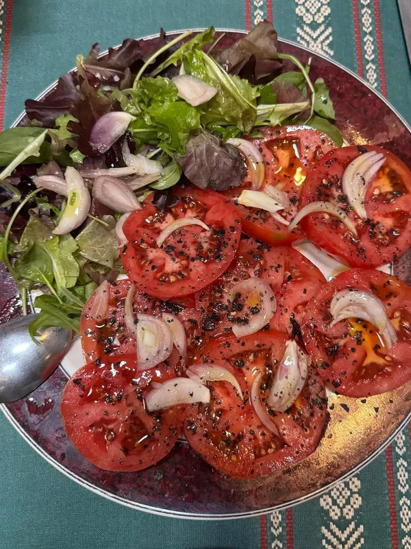 Home cooked food in Antsotegi, Basque Country