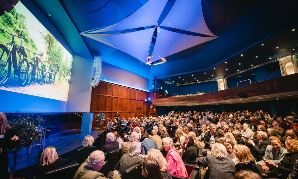 Guests in theatre at 10 year party RGS