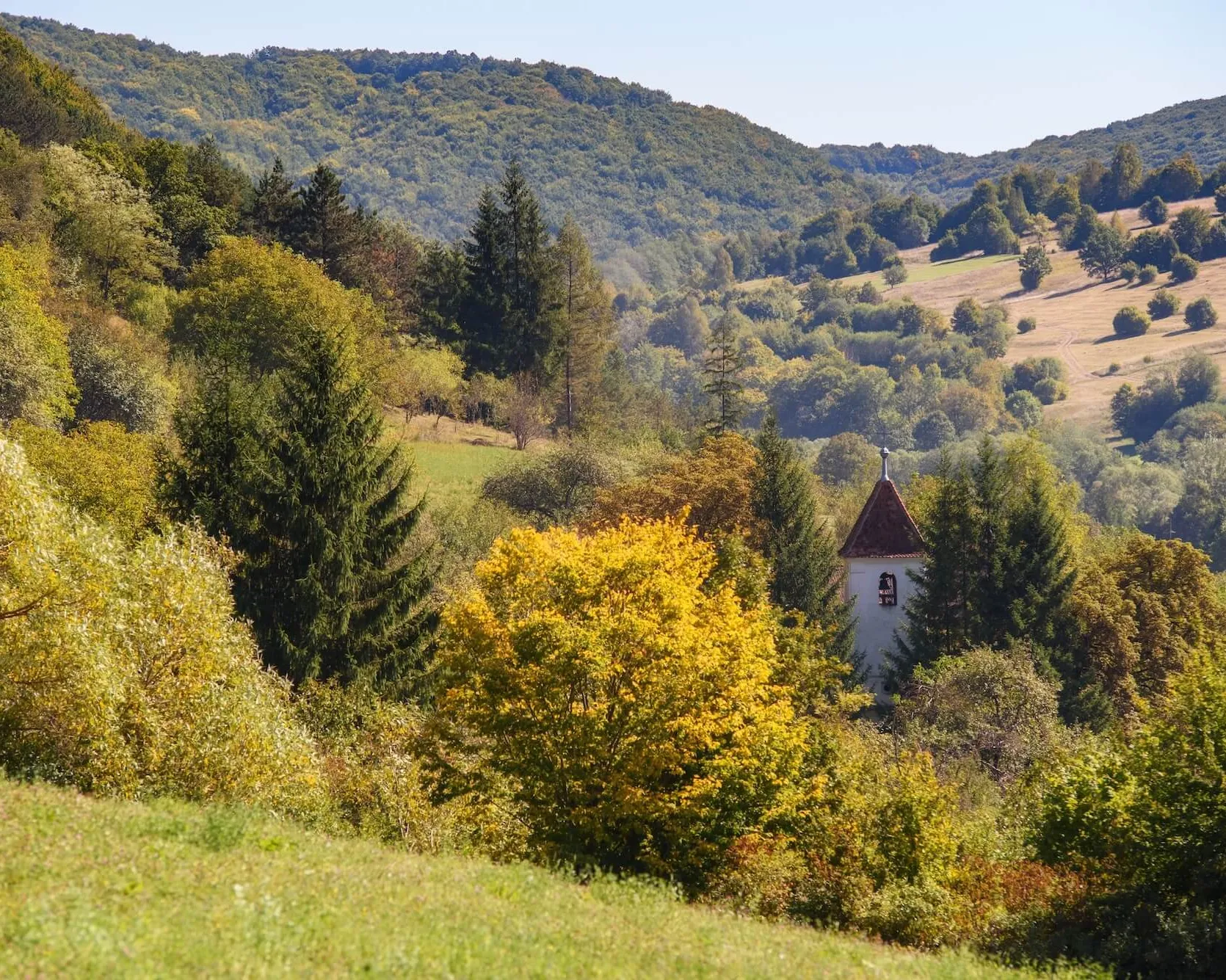 The hills of Zalan Patak, where King Charles owns a home