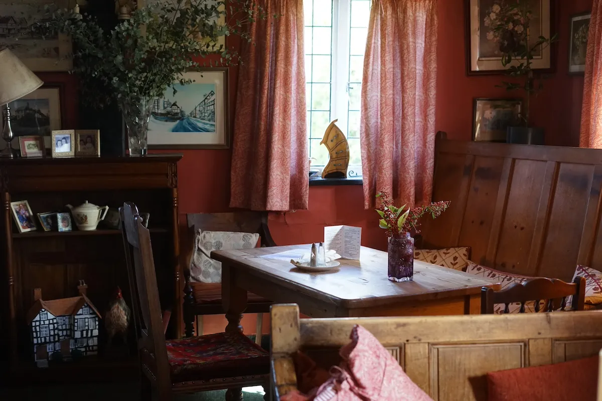 Interior shot of pub, Herefordshire, UK