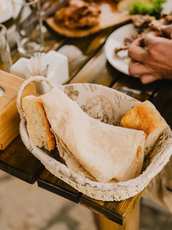 Lavash flatbread and khorovats BBQ - an Armenian dinner for Slow Cyclists