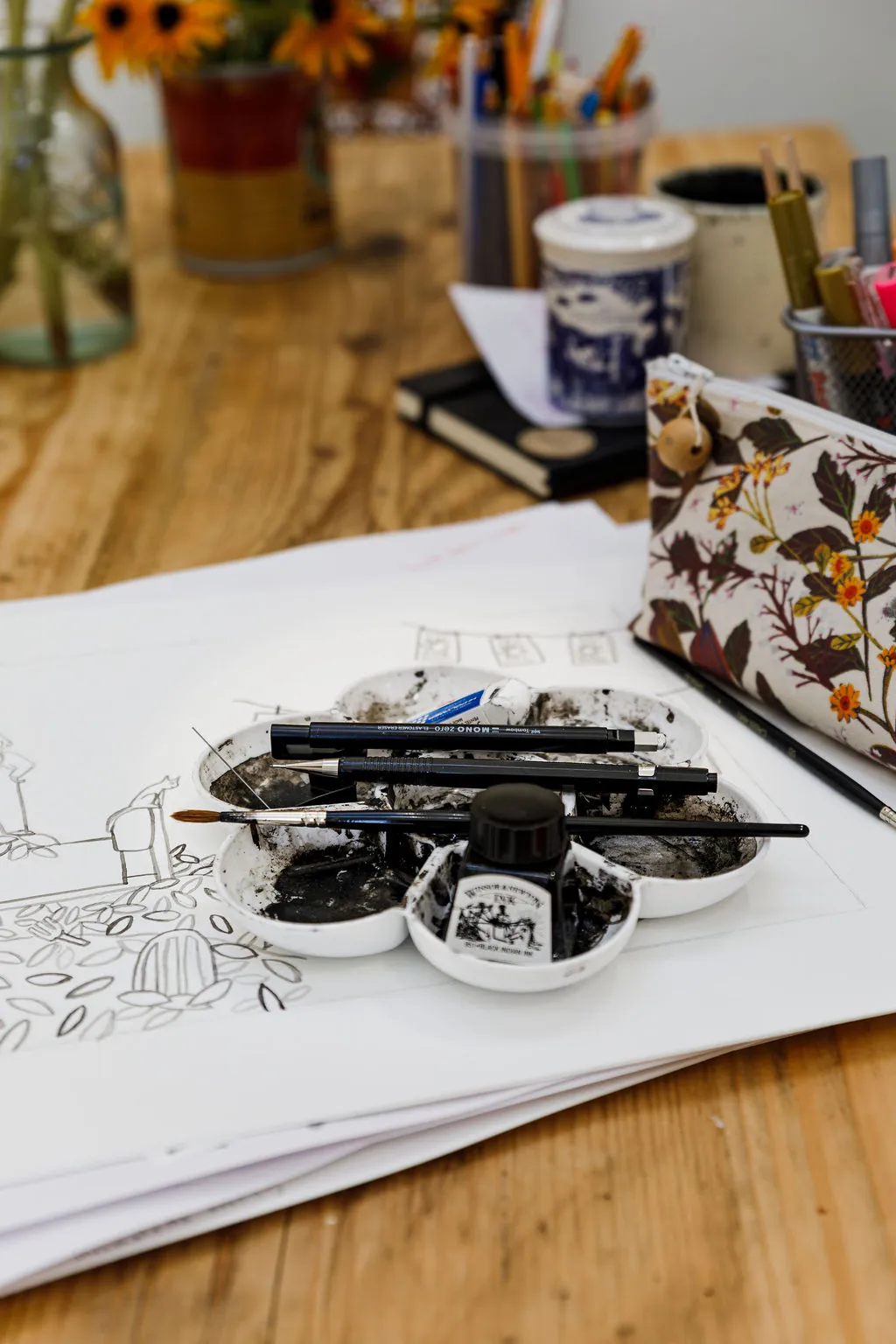 Livi Gosling Ilustrator Sitting - Credit Nat Aubry