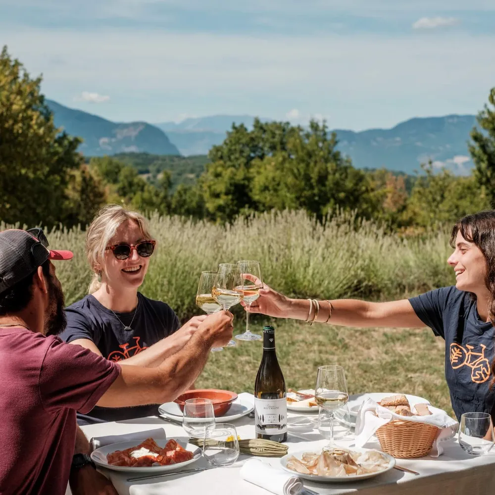 Lunch at wine at Terrae Eremis restaurant in Abruzzo