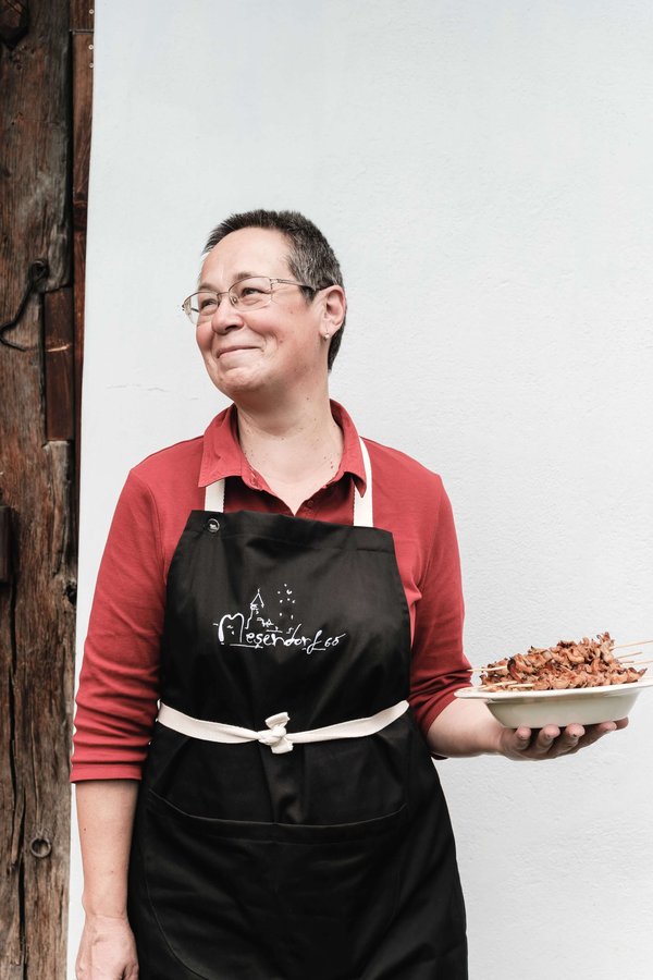 Oana at Mesendorf 65 restaurant, Transylvania