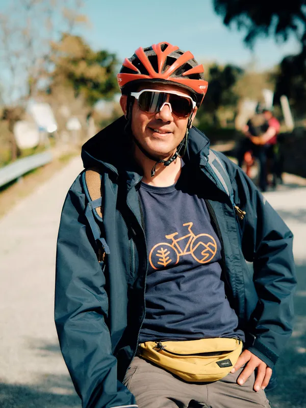 Nuno, one of our brilliant Slow Cyclist guides in Portugal's Coa Valley