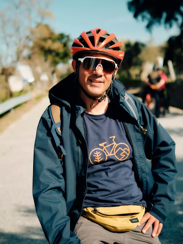 Nuno, one of our brilliant Slow Cyclist guides in Portugal's Coa Valley