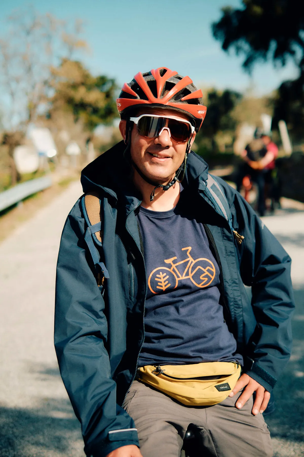 Nuno, one of our brilliant Slow Cyclist guides in Portugal's Coa Valley