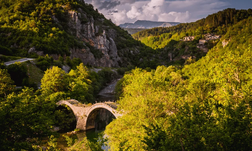 Arched bridge, Zagori, Epirus, Greece