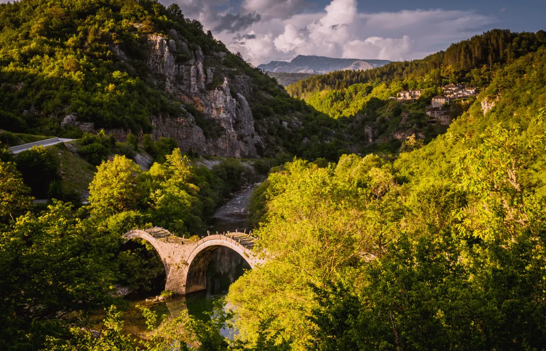 Arched bridge, Zagori, Epirus, Greece