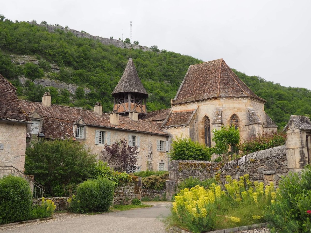 An old nunnery in Prieuré d'Espagnac, Quercy, France