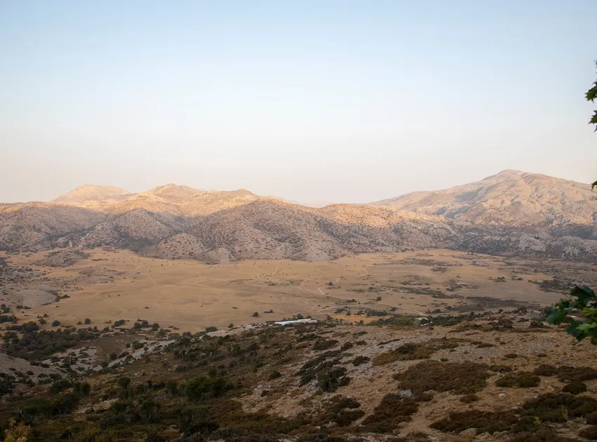 Psiloritis mountain, overlooking the island of Crete, Greece