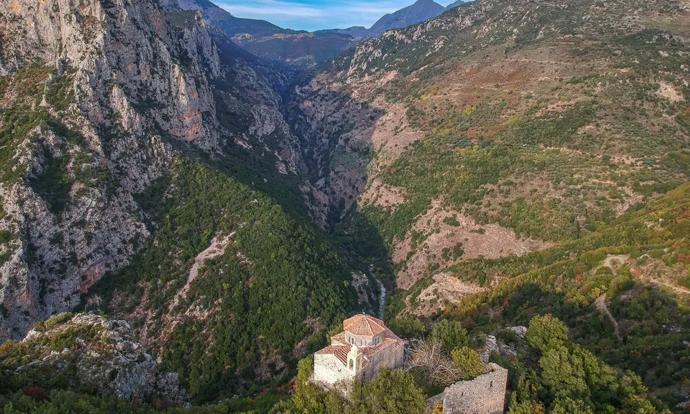 Ridomo Gorge in the Mani
