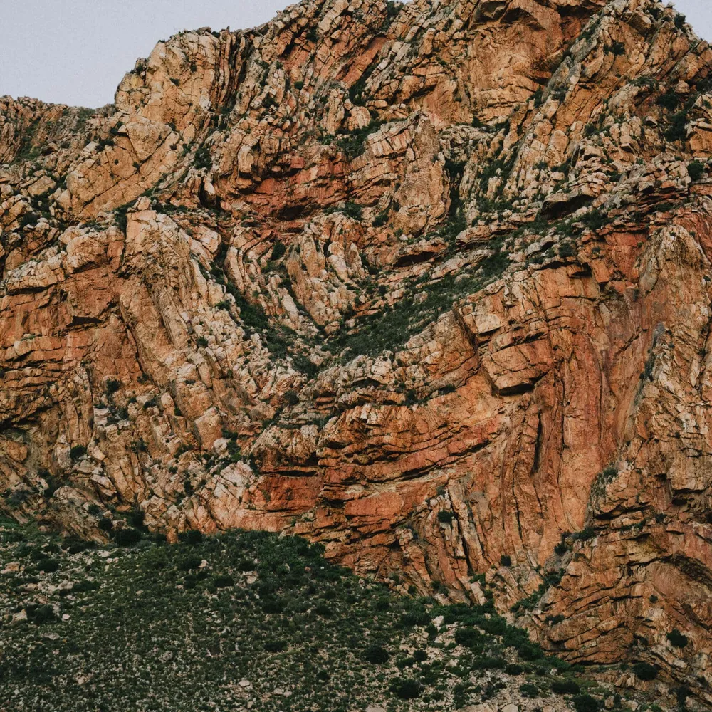 Rock formations near Karoo's Swartberg Pass