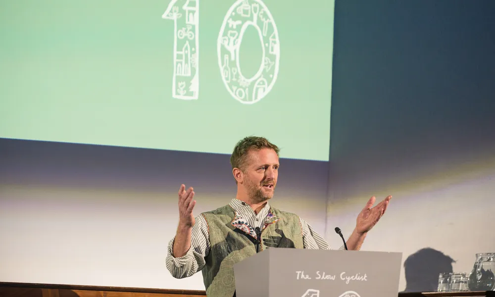 Oli speaking at the RGS TSC 10 Year Party