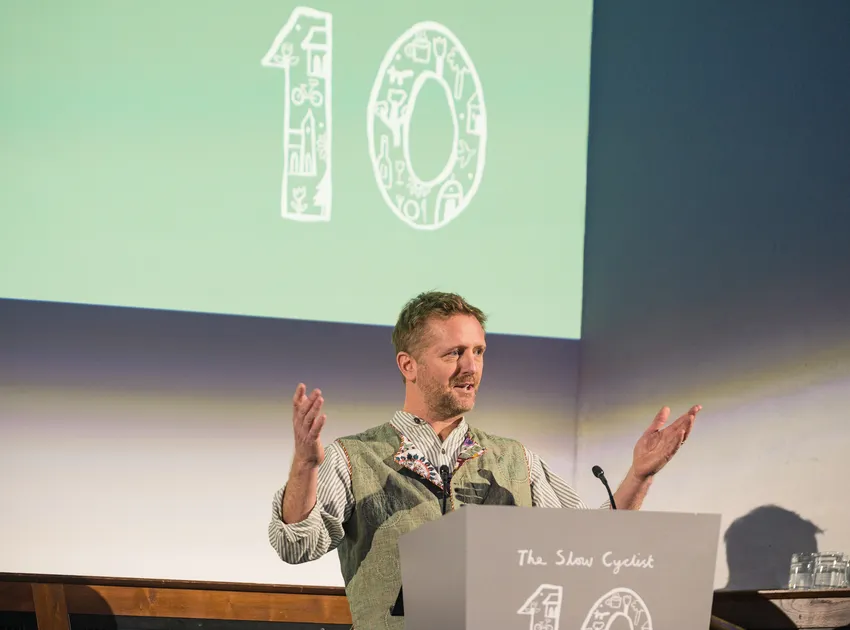 Oli speaking at the RGS TSC 10 Year Party