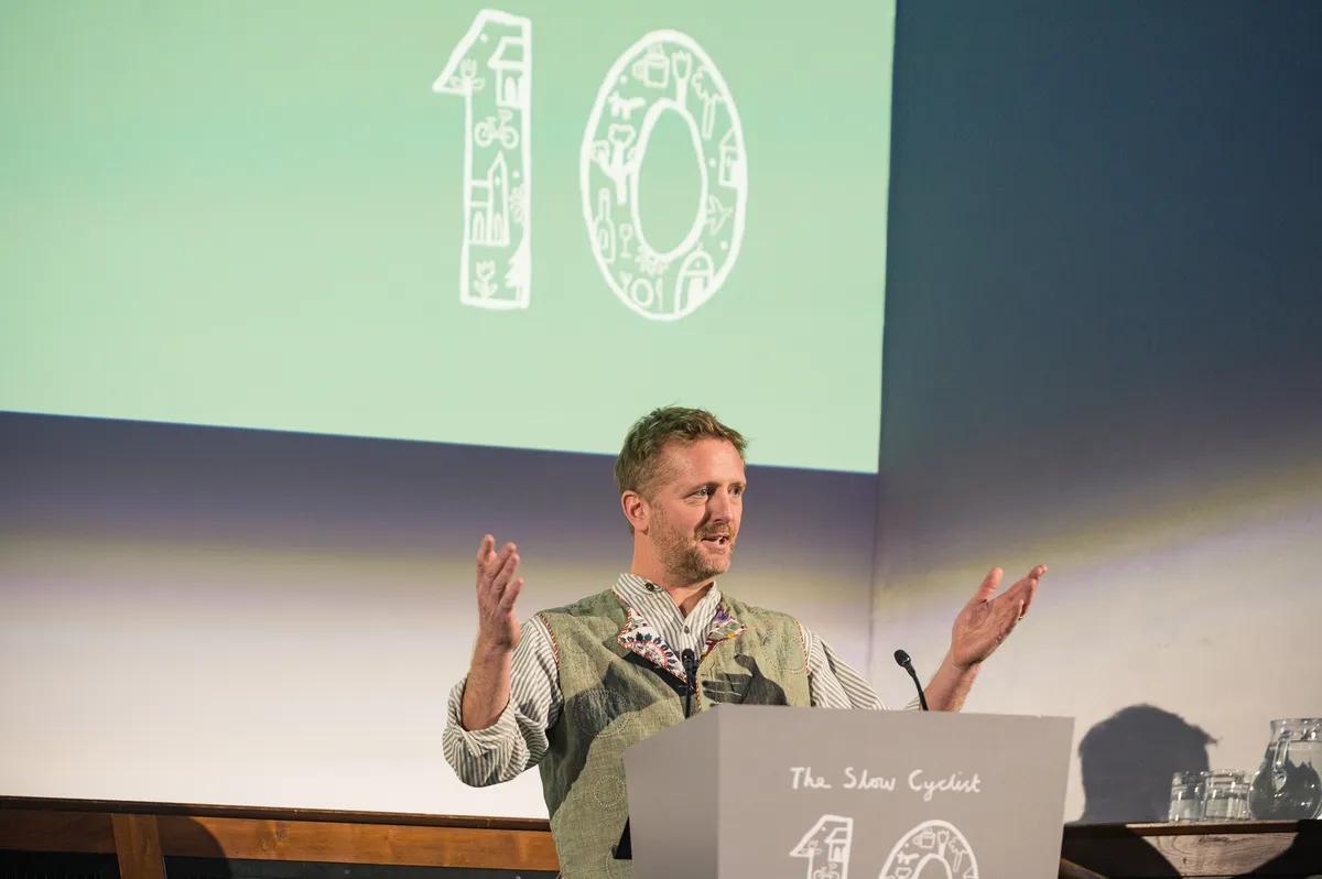 Oli speaking at the RGS TSC 10 Year Party