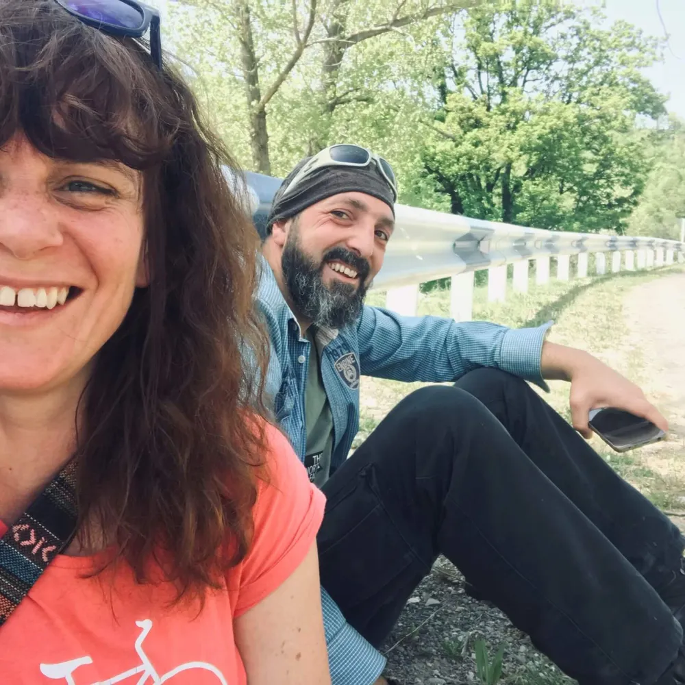 Slow Cyclist Chief Trip Designer Emily In Armenia With Guide