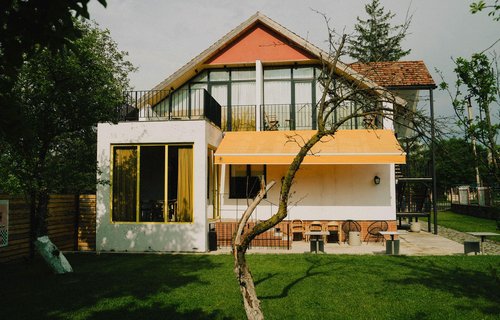 A guest house in the Armenian Highlands where Slow Cyclists stay