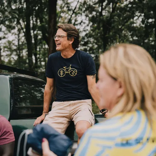 Jaco, with The Slow Cyclist in Rwanda