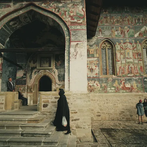 Sucevita-Painted-Monastery-in-Bucovina-Romania-visited-by-Slow-Cyclists