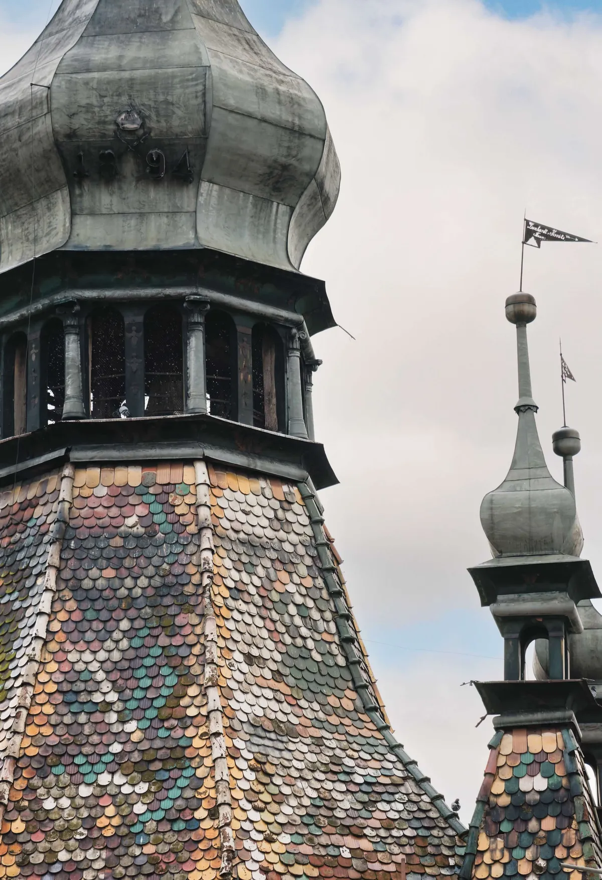 Tower of saxon monasteries and churches transylvania, Romania 