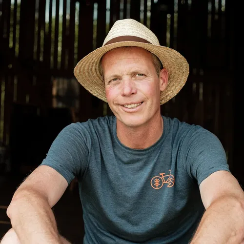 Marco in a silly hat