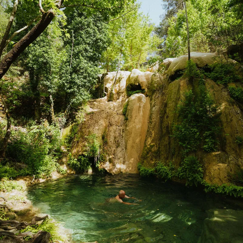 Swimming spot, gorge, Taurus Mountains,Turkey