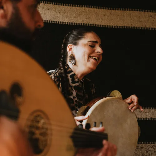 Traditional-musicians-playing-for-Slow-Cyclists-in-Turkey-Taurus-Mountains