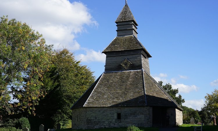 Traditional timber church of Herefordshire, UK