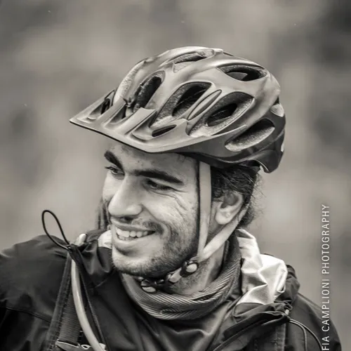 Vagelis, guiding in the Mani