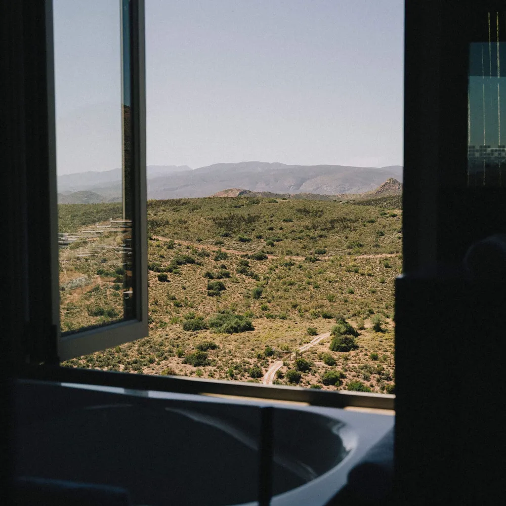 A view from the guest house in the Karoo, South Africa