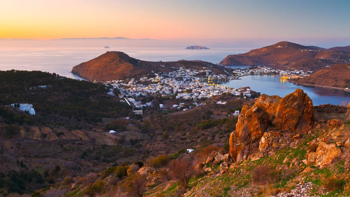 The island of Patmos in the Dodecanese