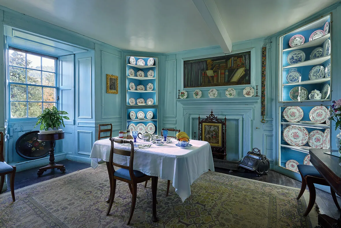 Interior rooms at traquair house, Scottish Borders, Scotland, UK